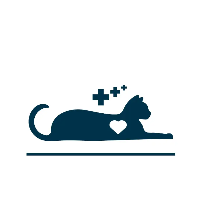 Healthy aging cat icon