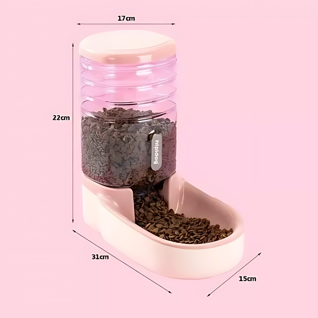 Pado Classic Food Dispenser-Pink  3500ML