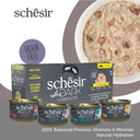 Schesir After Dark In Pate' Variety Pack For Cat 960g (80g x12 Cans) - 4 Flavors ( 3 Cans Each Flavor)