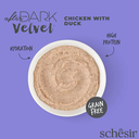 Schesir After Dark Velvet Mousse For Cat - Chicken With Duck 80g (Min Order- 12 Pouch)