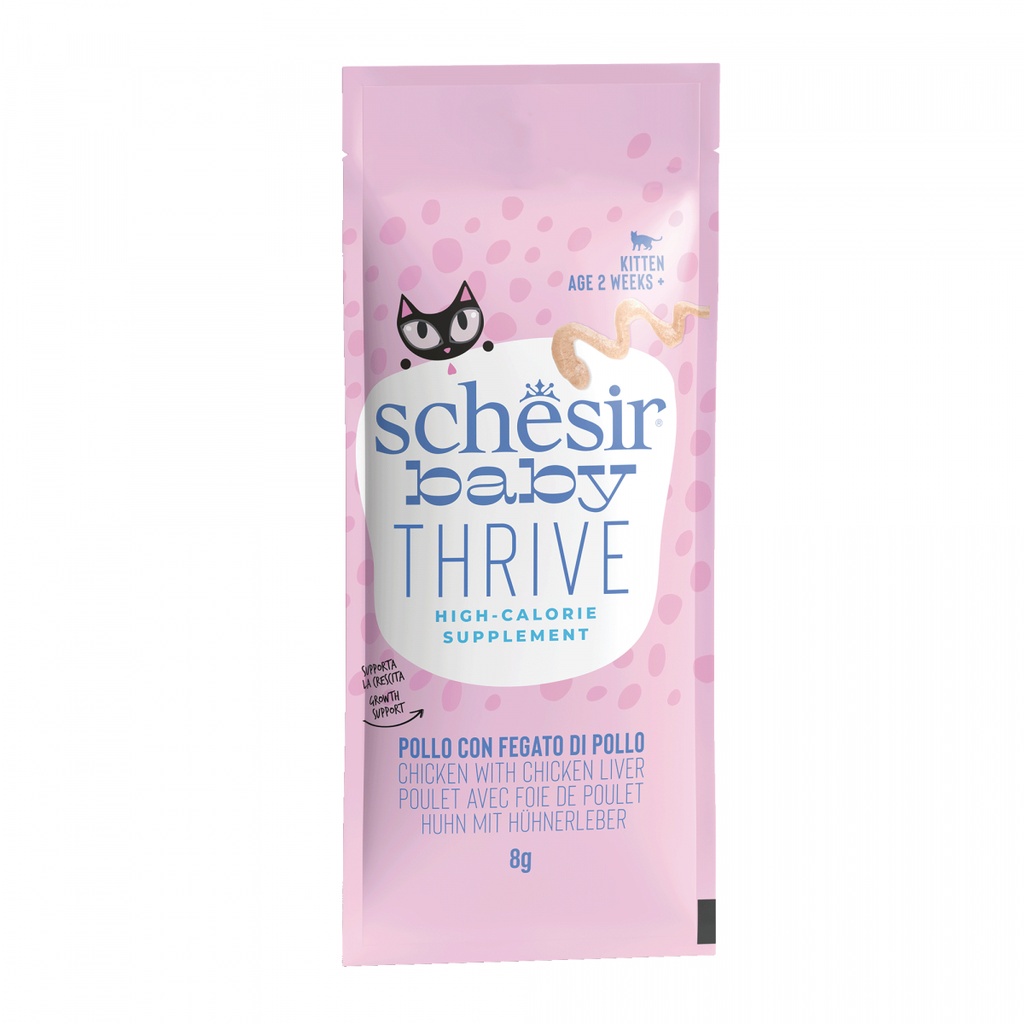 Schesir Baby Thrive Mousse Kitten - Chicken 160g (20x8g)