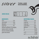 Schesir Silver Senior Cat Wholefood - Tuna And Mackerel 70g (Min Order- 12 Cans)