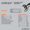 Schesir Silver Mousse Senior Cat - Salmon And Chicken 80g (Min Order- 12 Pouch)