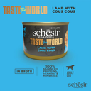 Schesir Taste The World Dog Wholefood - Lamb With Cous Cous 150g (Min Order- 8 Cans)