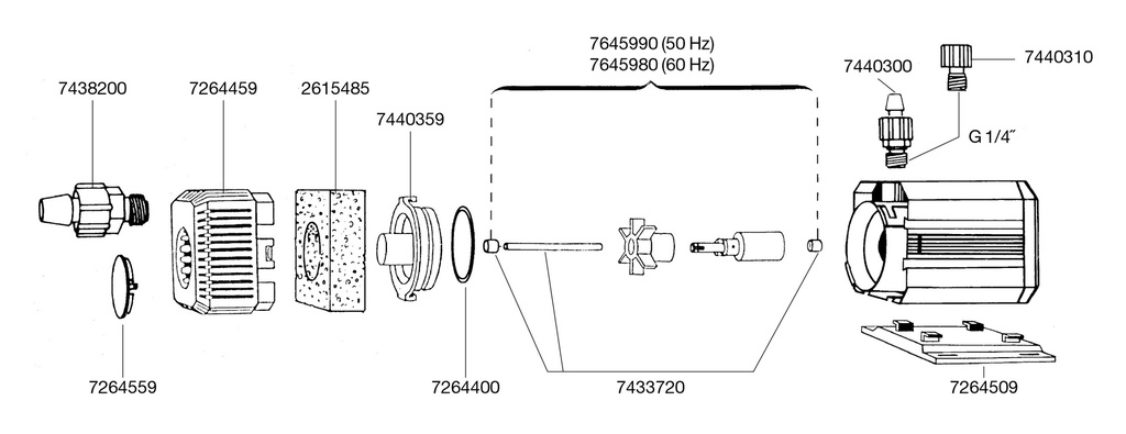 EHEIM universal 600 pond pump