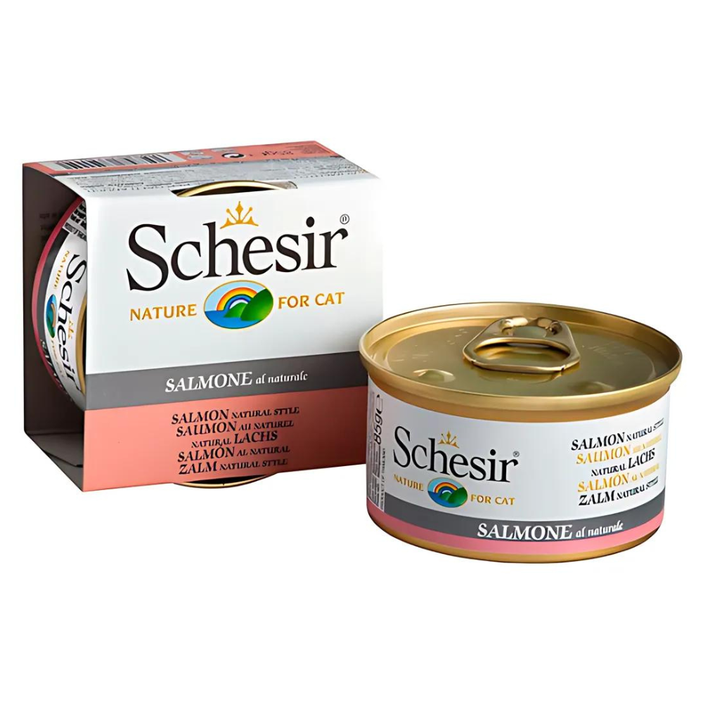 Schesir Cat Wet Food-Salmon Natural Style[Weight - 85g]