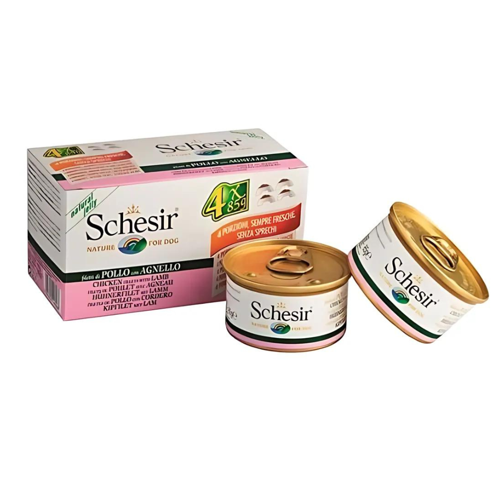 Schesir Dog Wet Food-Chicken Fillets With Lamb[Weight - 340g]