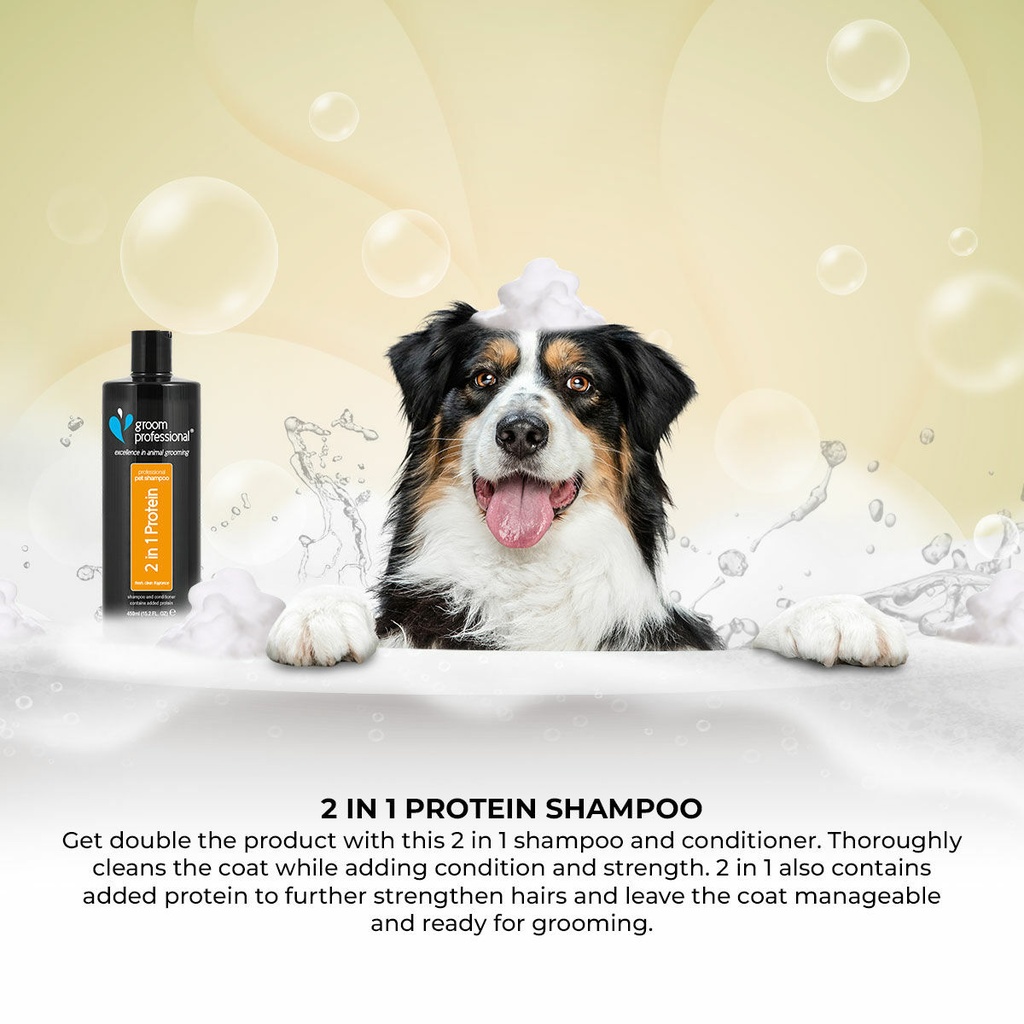 Groom Professional 2 In 1 Protein Shampoo[Volume - 4 litre]