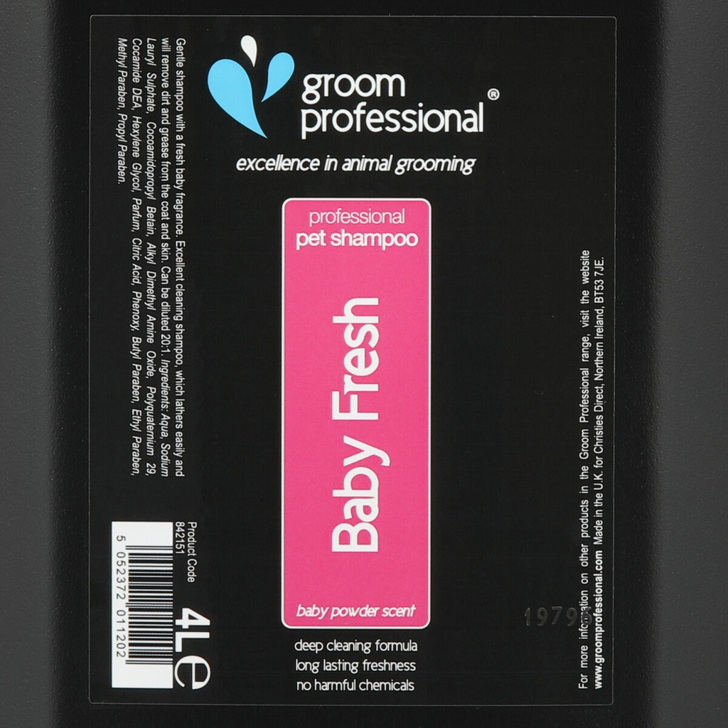 Groom Professional Baby Fresh Shampoo[Volume - 4 litre]