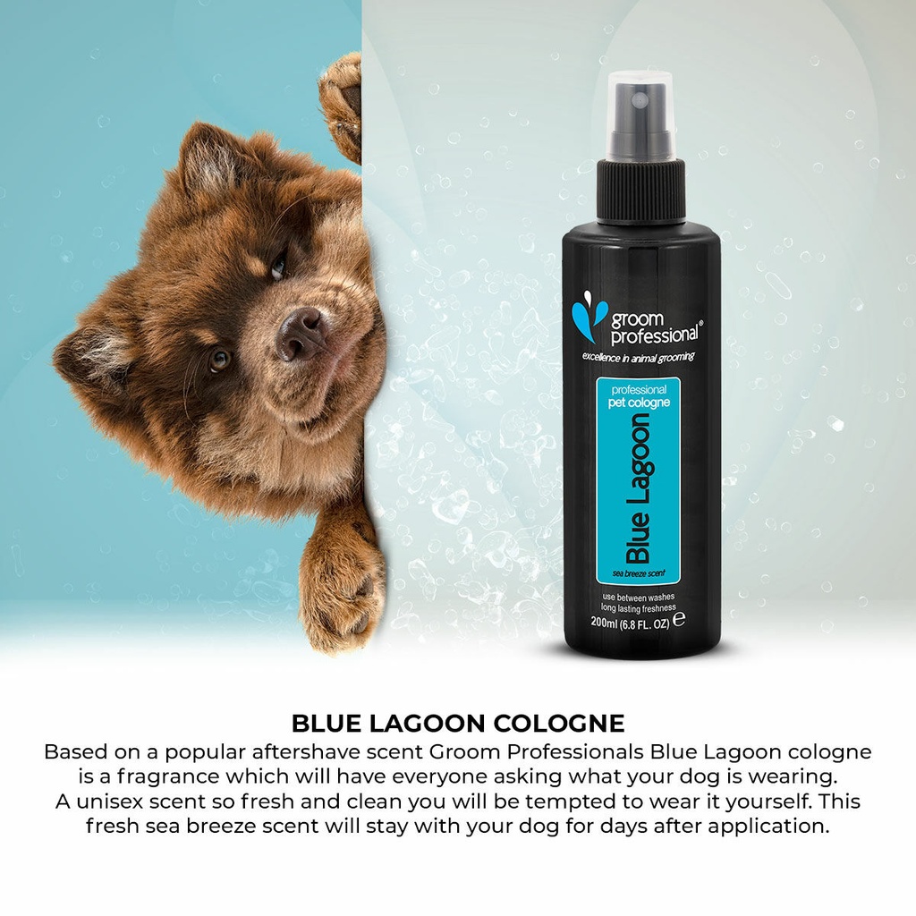 Groom Professional Blue Pet Lagoon Cologne|Perfume[Volume - 200 ml]