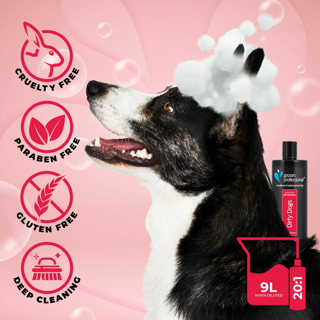 Groom Professional Dirty Dogs Shampoo[Volume - 450 ml]