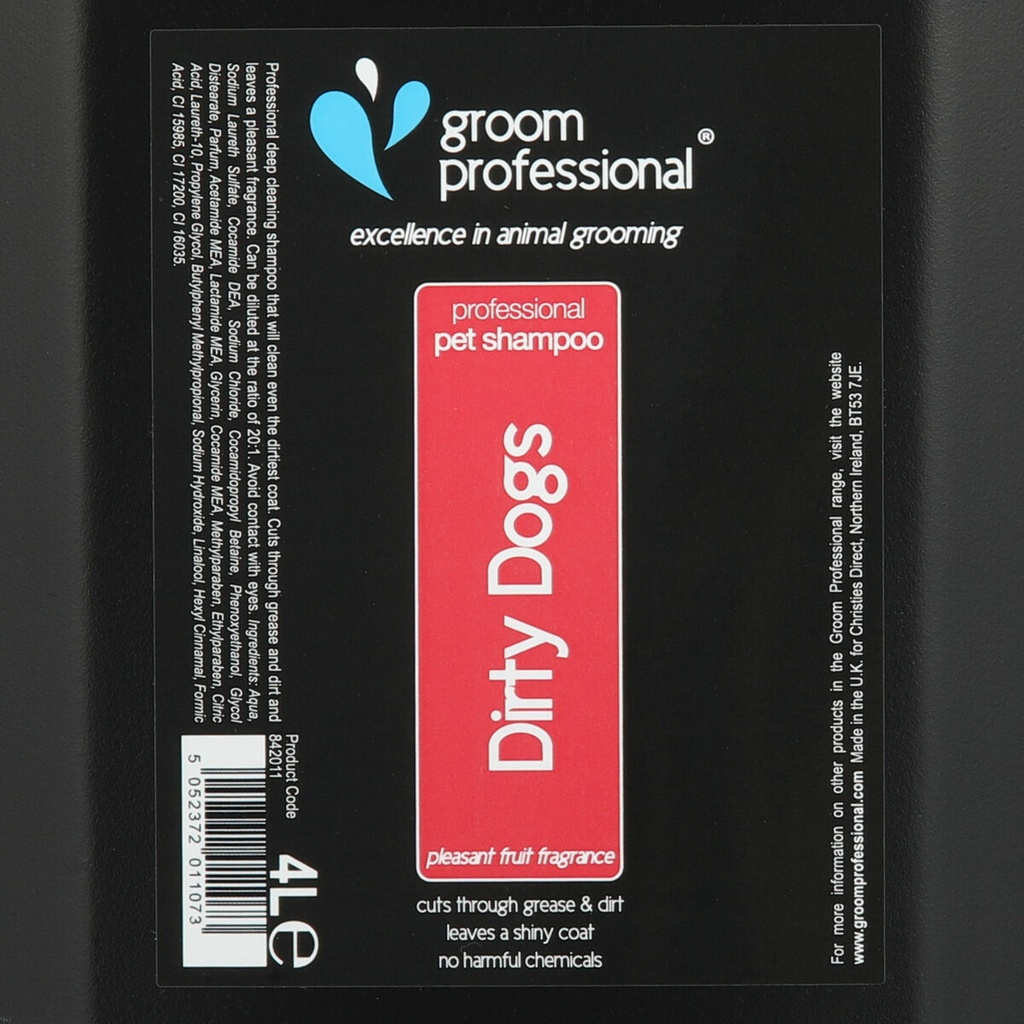 Groom Professional Dirty Dogs Shampoo[Volume - 4 litre]