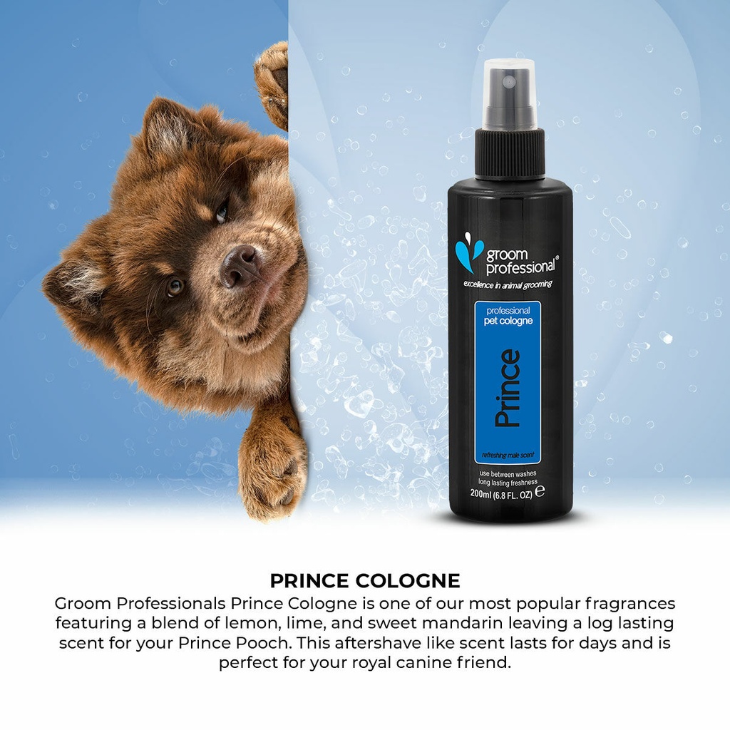 Groom Professional Prince Pet Cologne|Perfume[Volume - 200 ml]