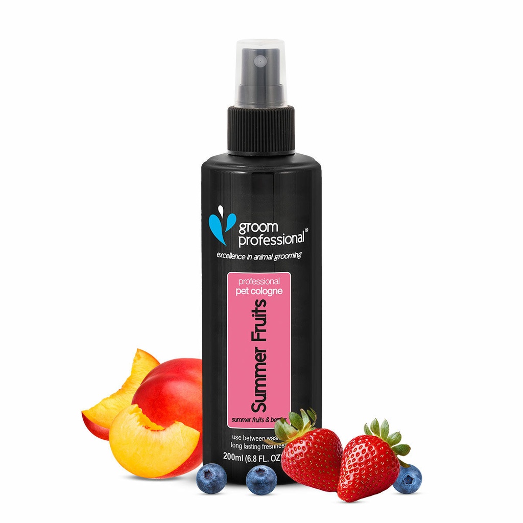 Groom Professional Summer Pet Fruits Cologne | Perfume[Flavor - Summer Fruits & Berries, Volume - 200 ml]