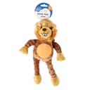 Duvo+ Plush Beaver crackle Dog Toy 34x21x8cm brown