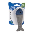 Duvo+ ECO Navy Fish & Catnip 13,5x4,5x3cm Blue/Grey