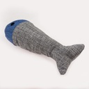 Duvo+ ECO Navy Fish & Catnip 13,5x4,5x3cm Blue/Grey