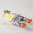 Duvo+ Plush Giraffe Retro Dog Toy 32x14x5cm Grey