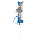 Duvo+ ECO Navy Playing Rod Kite Catnip 20x6x40cm Multicolour