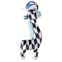 Duvo+ Plush Giraffe Retro Dog Toy 32x14x5cm Black/White