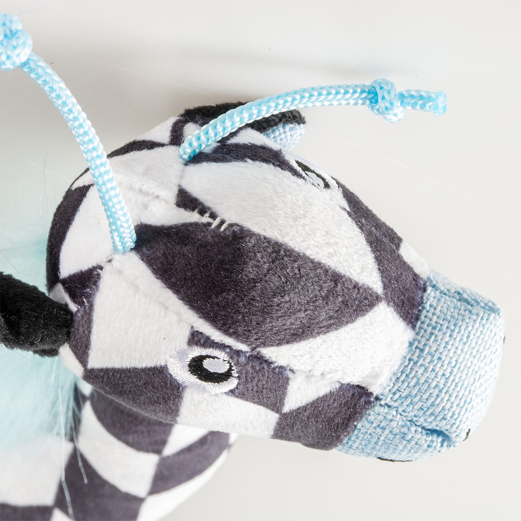 Duvo+ Plush Giraffe Retro Dog Toy 32x14x5cm Black/White