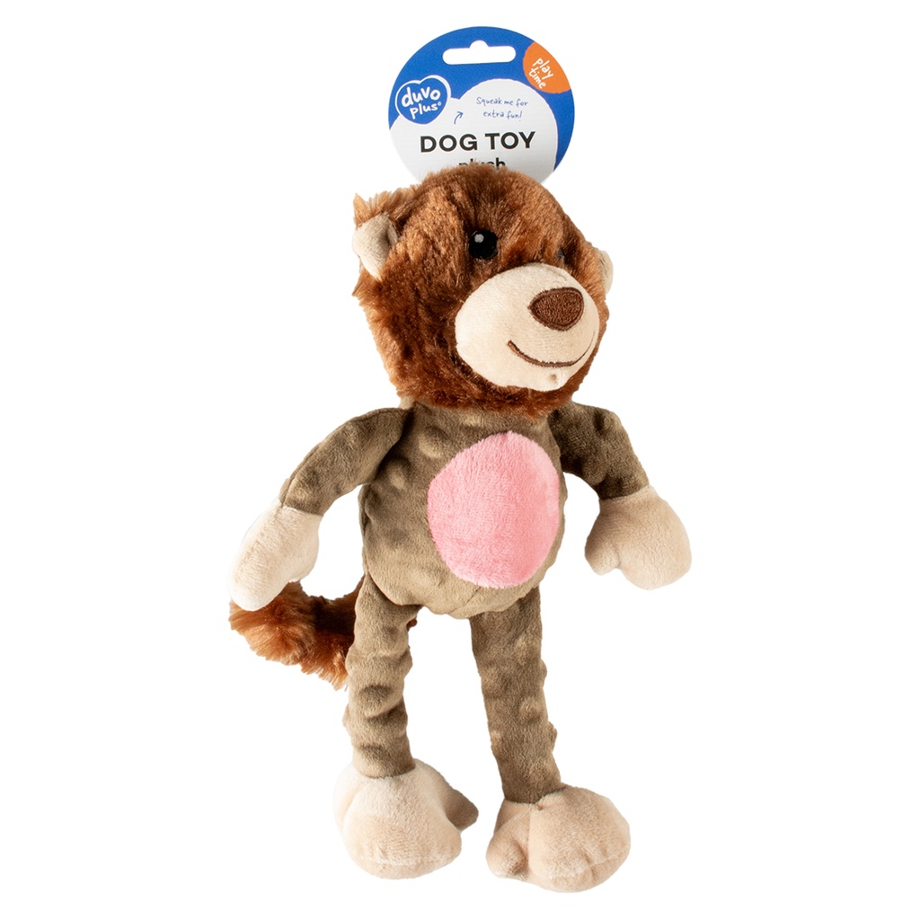 Duvo+ Plush Bear Crackle Dog Toy 34x21x8cm Brown