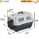 Ferplast Clipper 2 Cat And Small Dog Carrier
57 x 37 x H 36 cm (IATA Approved)