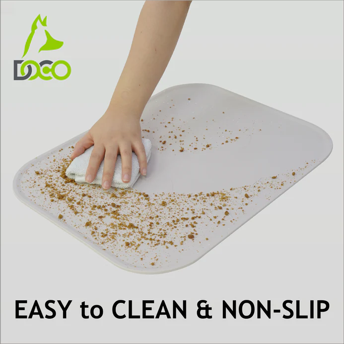 DOCO® Silicone Waterproof Feeding Mats  for Dogs and Cats 47 x 35.5cm(O/S) Carambola