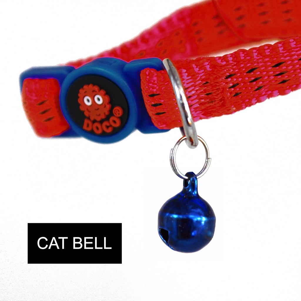 DOCO® Puffy Cat Collar 1.0 X 19-31cm(XS) - Red