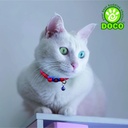 DOCO® Puffy Cat Collar 1.0 X 19-31cm(XS) - Red