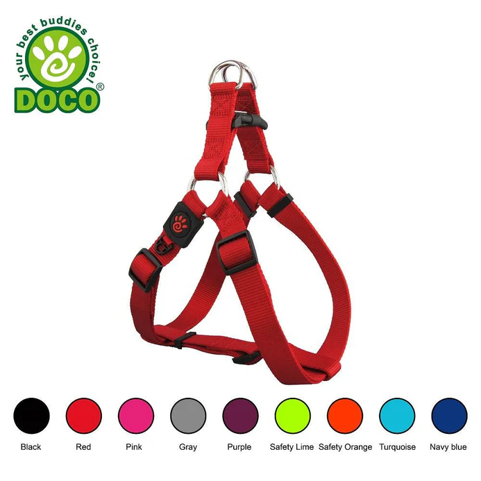 DOCO® Signature Step-In Harness-1.0 x 26-35cm(P)-Turquoise