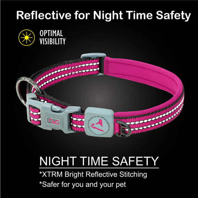 DOCO® VARIO O-Ring
Collar Reflective 1.5 x 39-44cm(S) R.Pink