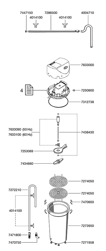 EHEIM impeller (50 Hz) f. classic 350