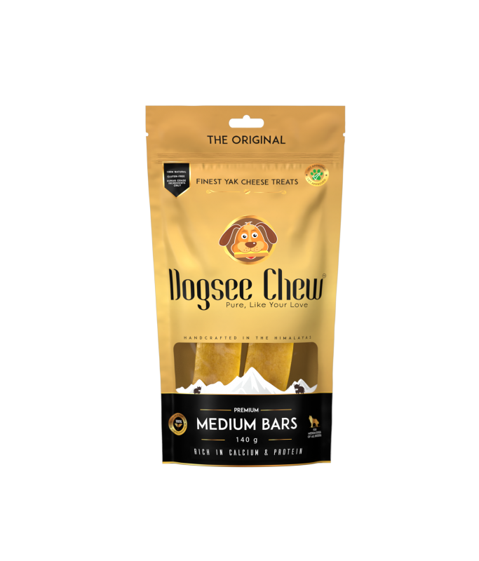 Dogsee Medium Bars: Long-lasting Dental Chews for Medium Dogs 140g