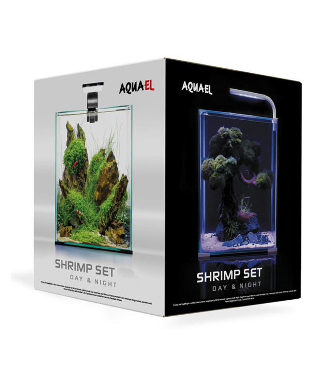 Aquael Shrimp Set Smart Black-Day & Night[Volume - 10L]