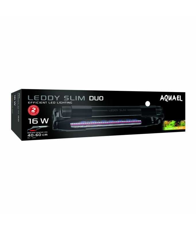 Aquael Leddy Slim Duo 16W Black-Sunny,Plant & Night