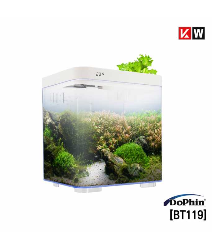 KW Zone Dophin 7L Mini Betta Tank Kit with Temperature Display