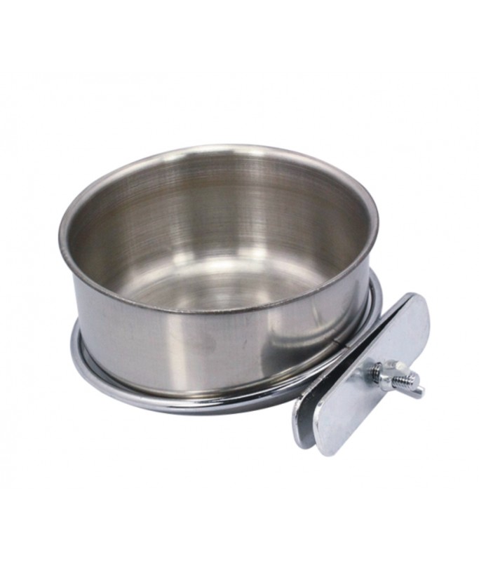 Pado Stainless Steel Bird Bowl[Dimension - 12x4 cm]