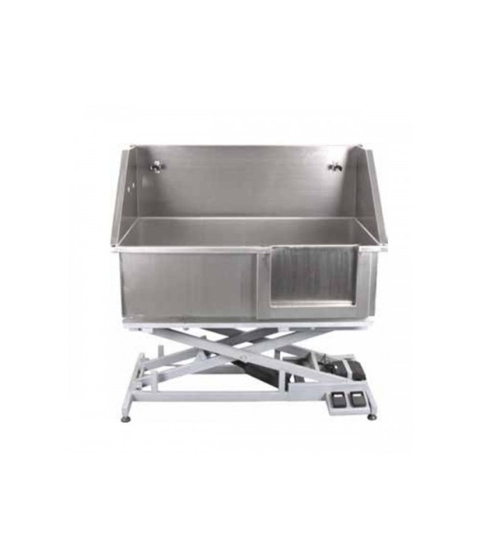 Shernbao Tub Stainless Steel Electric Bathing Tub 127x67x106-176 cm