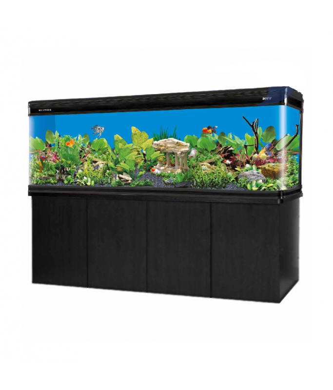 Boyu LZ-1500A  Aquarium with Cabinet (Black)[Dimension - 1529L x 600W x 850H mm]