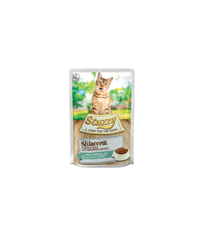 Stuzzy Cat Shreds with Rabbit 85g (Min Order 85g – 24pcs)[Weight - 85g]