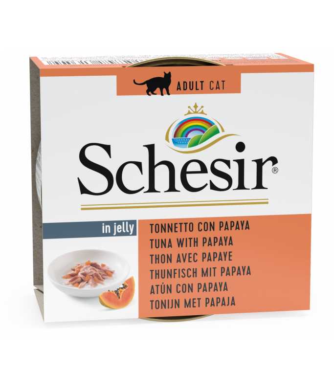 Schesir Cat Wet Food-Tuna With Papaya[Weight - 75g]