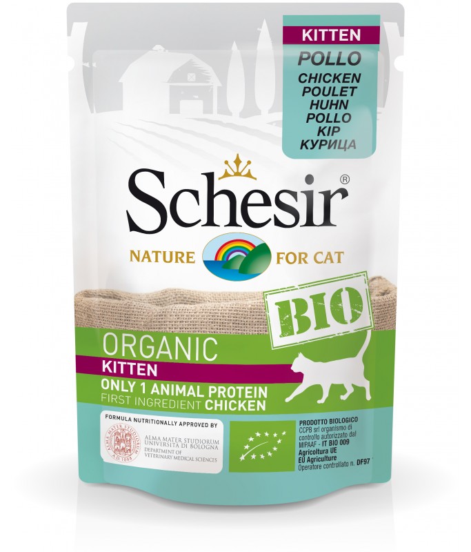 Schesir Kitten Bio Chicken[Weight - 85g]