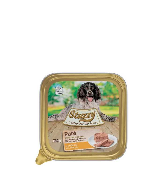 Stuzzy Classic Dog Paté with Chicken 150g Alutray (Min Order 150g- 22pcs)[Weight - 150g]