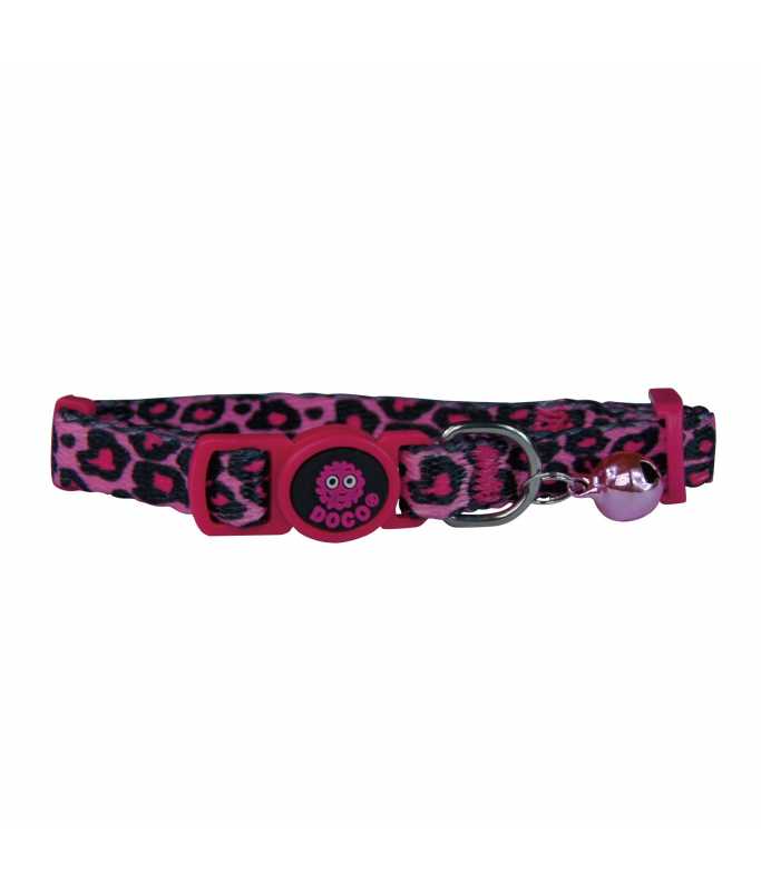 DOCO® LOCO Cat Collar Pattern Printed (DCAT002)[Texture - Pink Leopard]