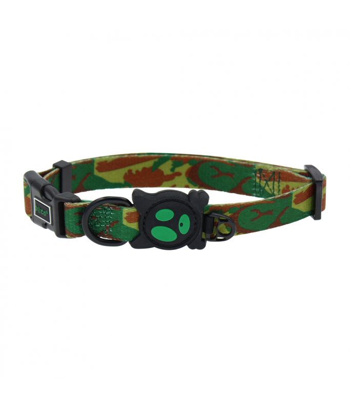 DOCO LOCO Collar - (DCL002)[Texture - Camouflage, Size - M]