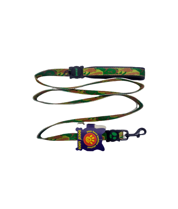 DOCO® LOCO Leash - 6ft (DCL1072)[Texture - Camouflage, Size - L]