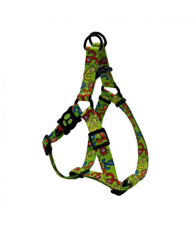 DOCO® LOCO Step-In Harness (DCL202)[Texture - Green Monster, Size - M]