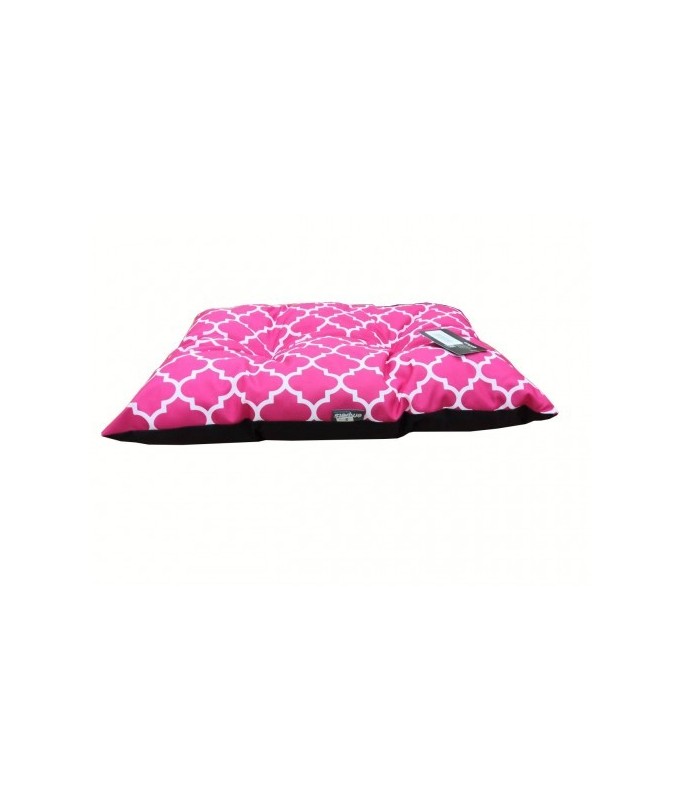 Empets Rectangular Cushion Modern[Dimension - 55x40cm, Texture - Printed Pink]