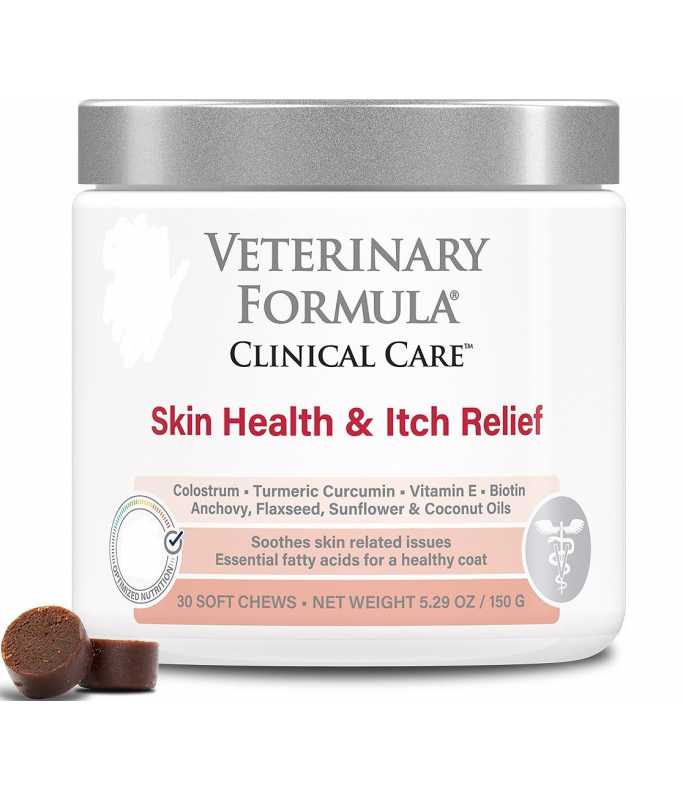 Synergy Labs Veterinary Formula Clinical Care Skin Health & Itch Relief 150g (30 counts)[Count - 30, Weight - 150g]